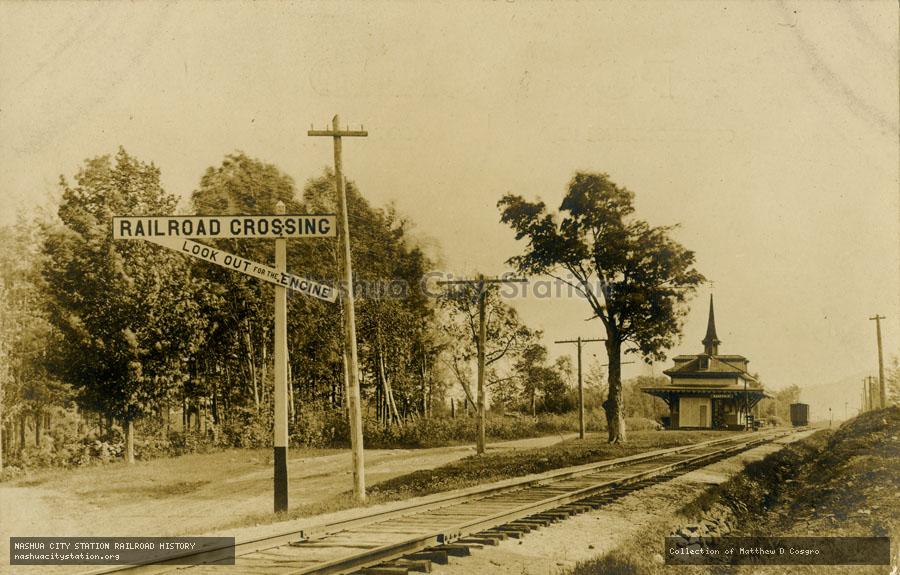 Postcard: Wakefield station